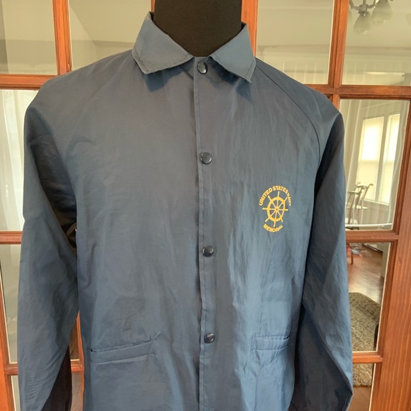 Vintage 80’s US Navy Memorial Wind Breaker Jacket - Picture 1 of 8
